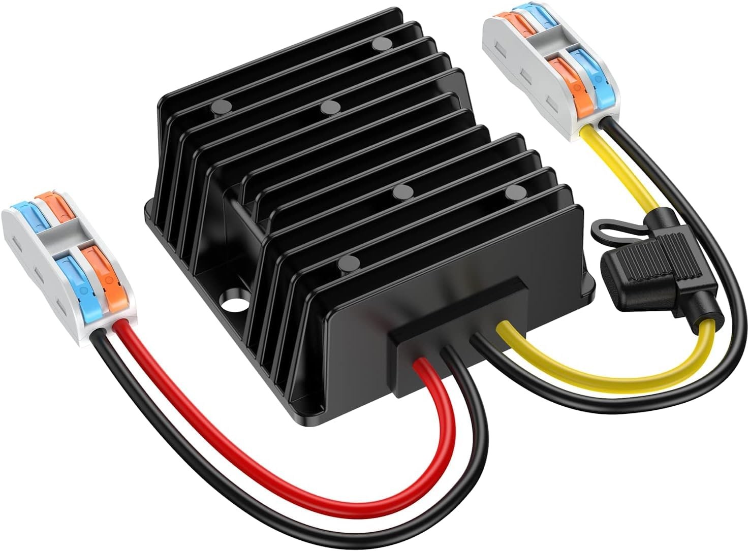 24V to 12V Converter 20A 240W with Fuse Waterproof and Wire Terminal 20A,