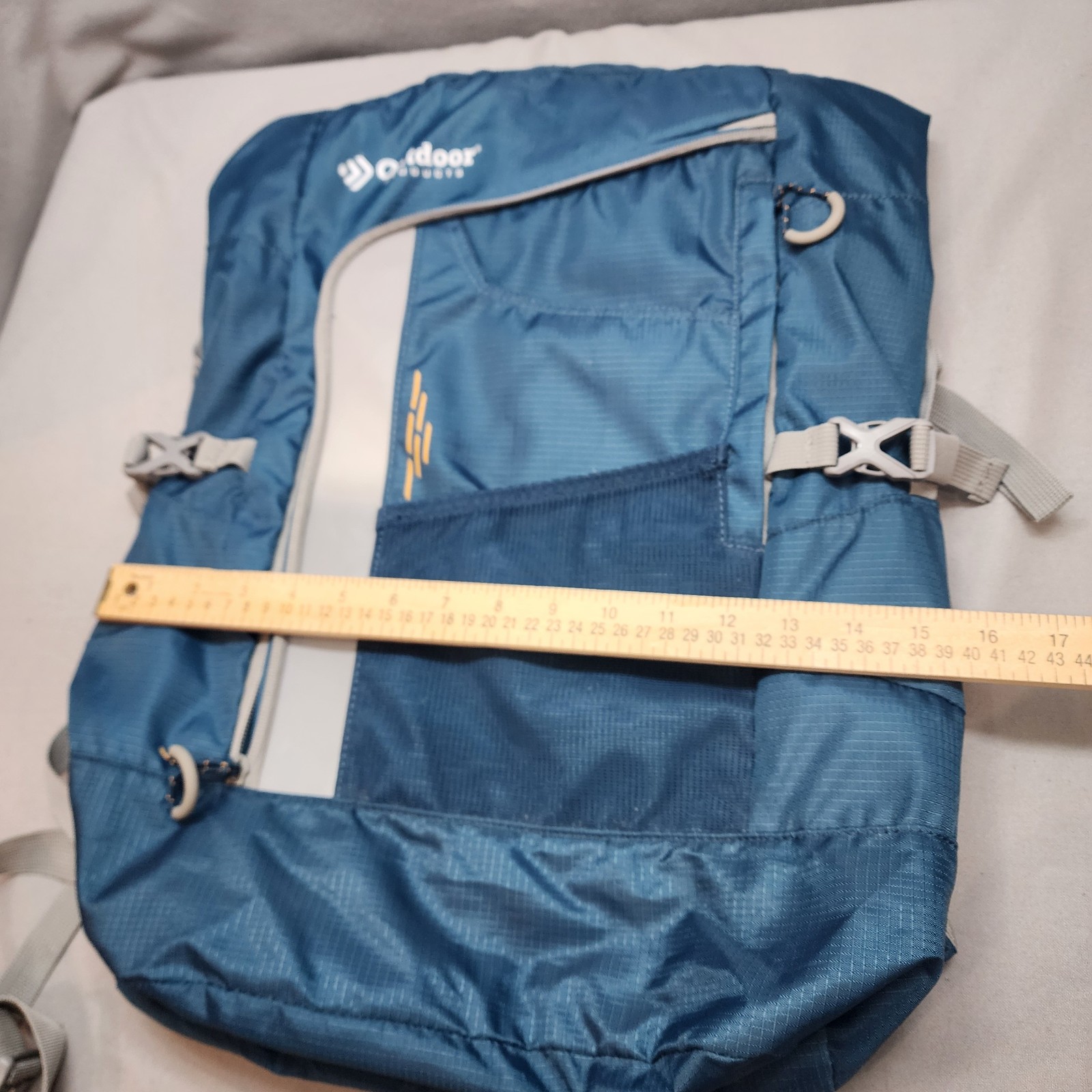 Outdoor Products Teal Waterproof Inside and Outside Pockets Backpack