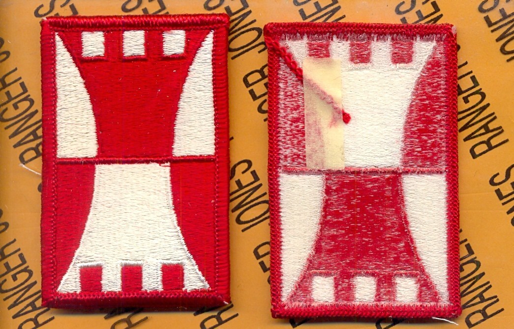 416th Engineer Brigade 3" uniform patch m/e