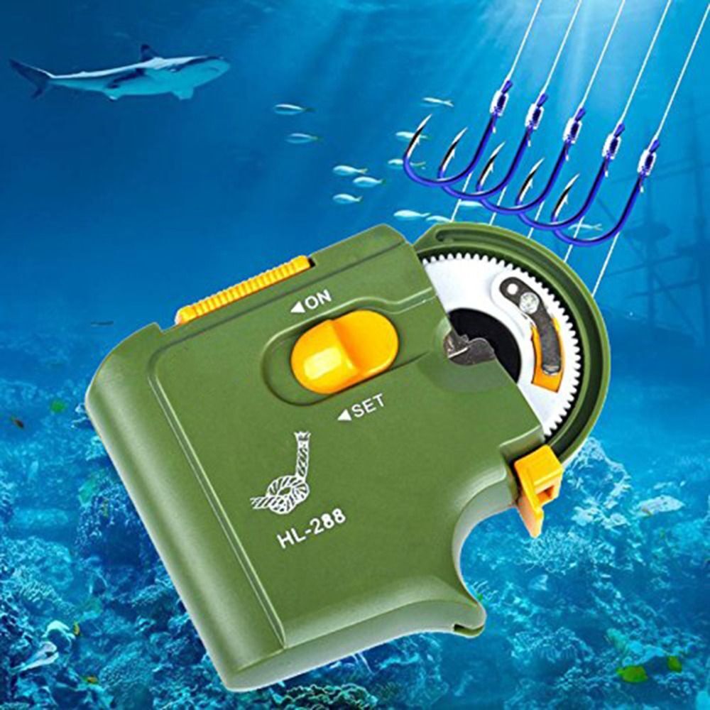 Automatic Fast Fishing Hooks Line Winder Outdoor Portable Electric Tools