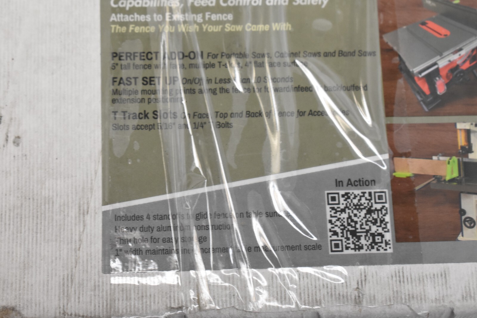 BOW Products XT 36" Fence T-Track Table Fence System w/ Multipurpose XT536