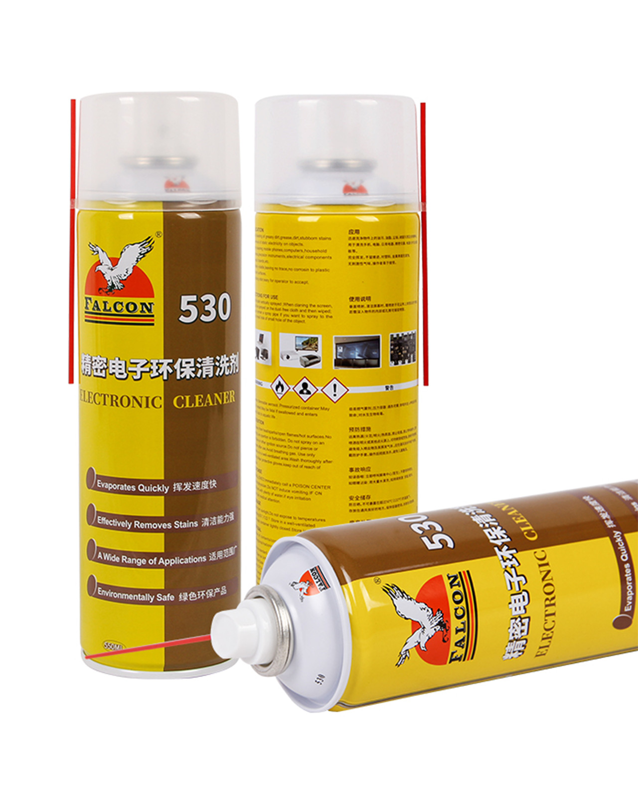 Replacement Falcon 530 Contact Cleaner Spray 550ml
