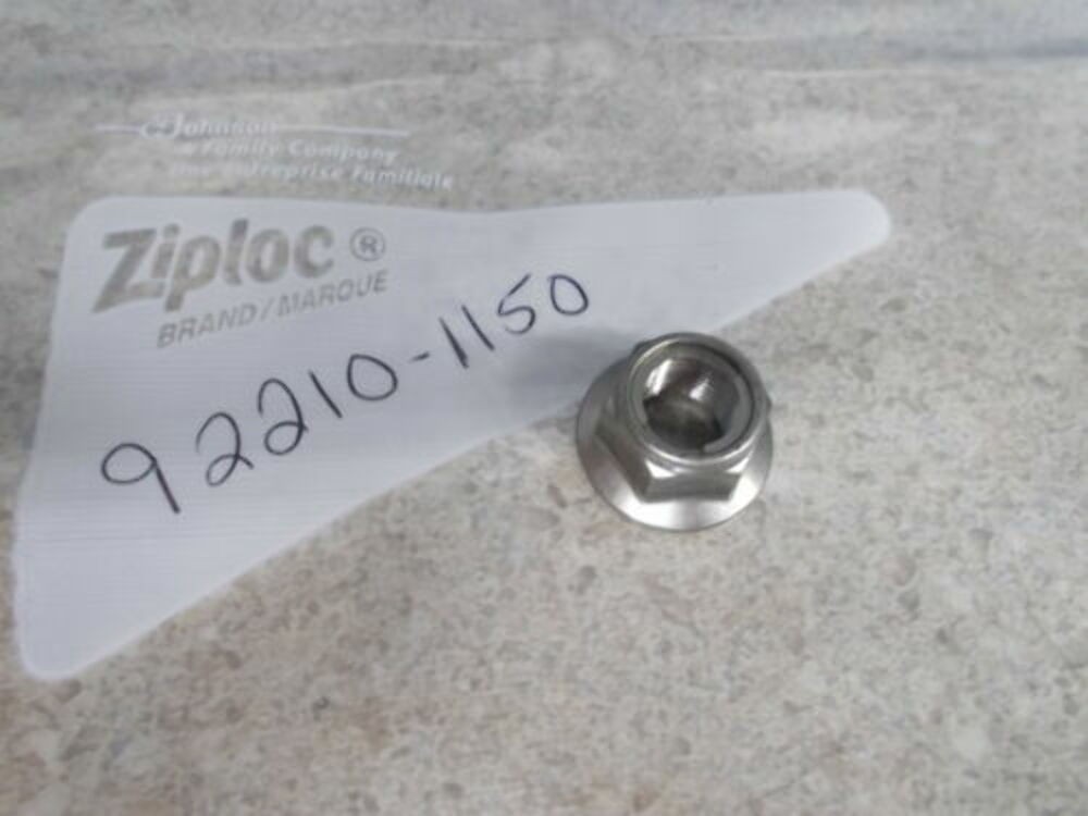QTY 2 | 1998-1999 Kawasaki ZX600 ZX900 Ninja 12MM Flanged Lock Nut 92210-1150