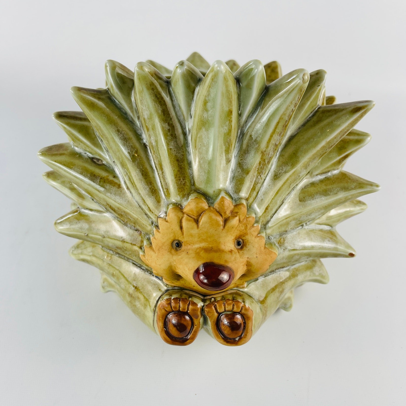 Hedgehog Ceramic Planter 7 x 7 x 7”