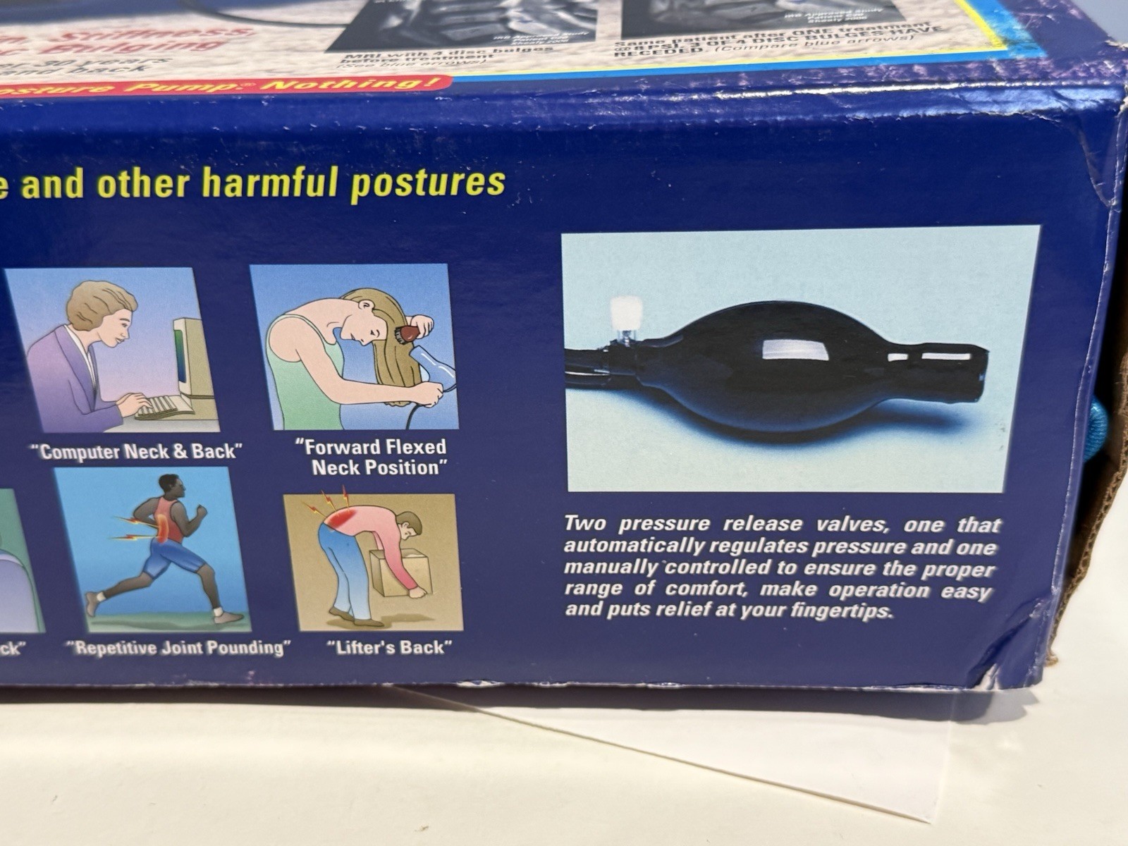 Posture Pump Dual Disc Hydrator Model 1000 Cervical Hydrator w/ Box