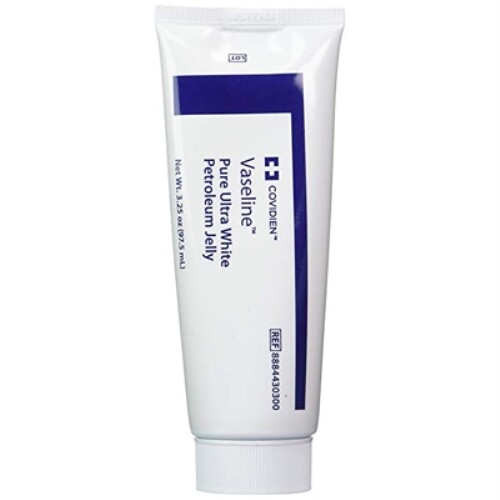 VASELINE PURE ULTRA WHITE PETROLEUM JELLY 3.25 OZ. TUBE, 8884430300 COVIDIEN