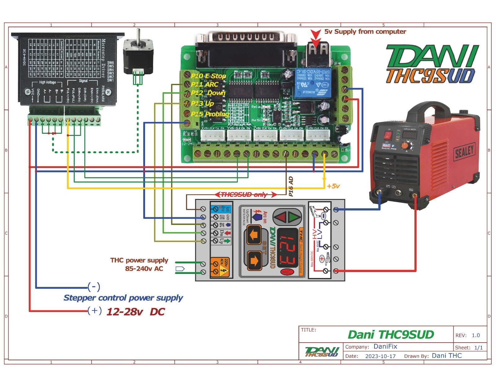 THC Torch Height Controller CNC PlasmaCutter