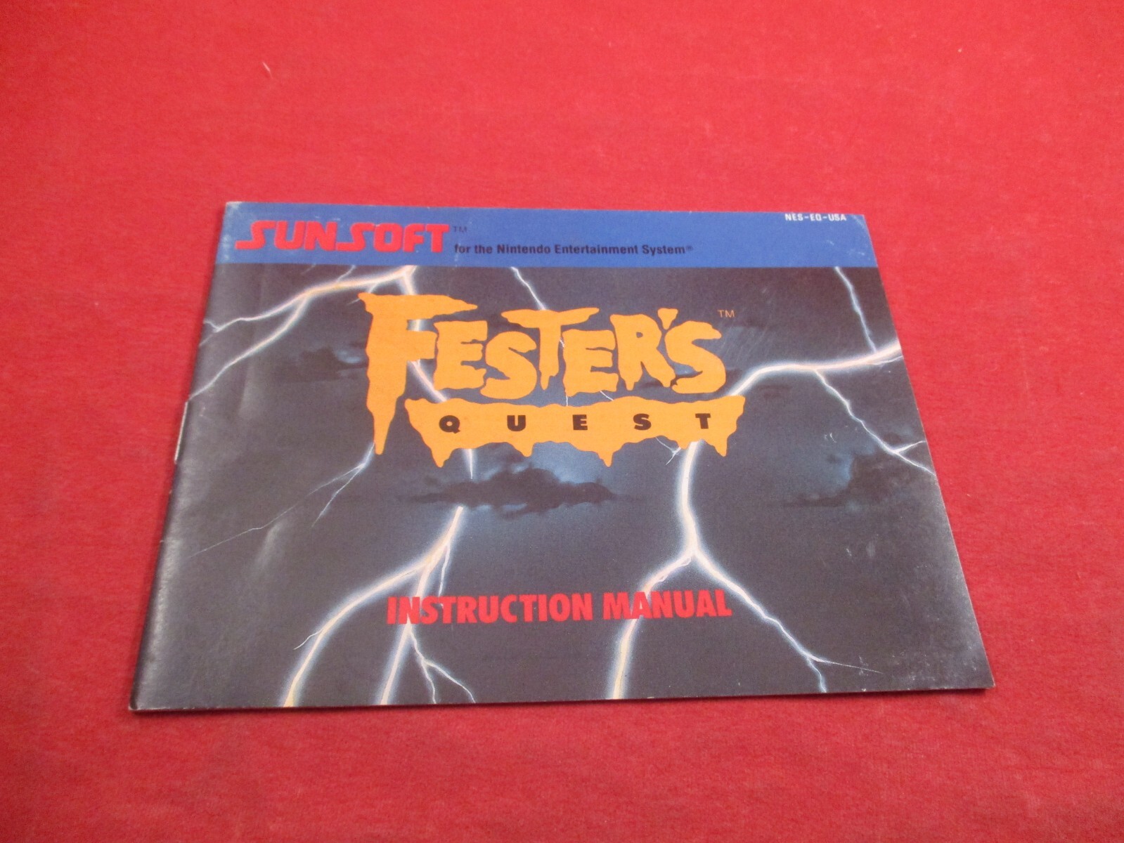 Fester's Quest Nintendo NES Instruction Manual Booklet ONLY