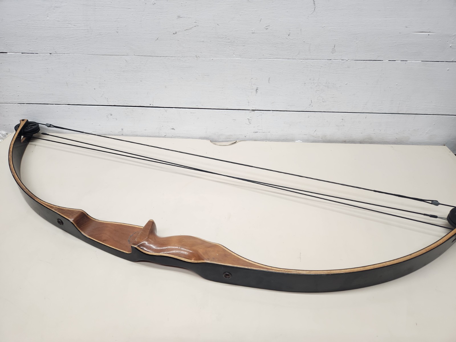 Vtg Browning Cobra Compound Bow Beautiful Wood Serial F0A 5472 ~ Good/Some Wear