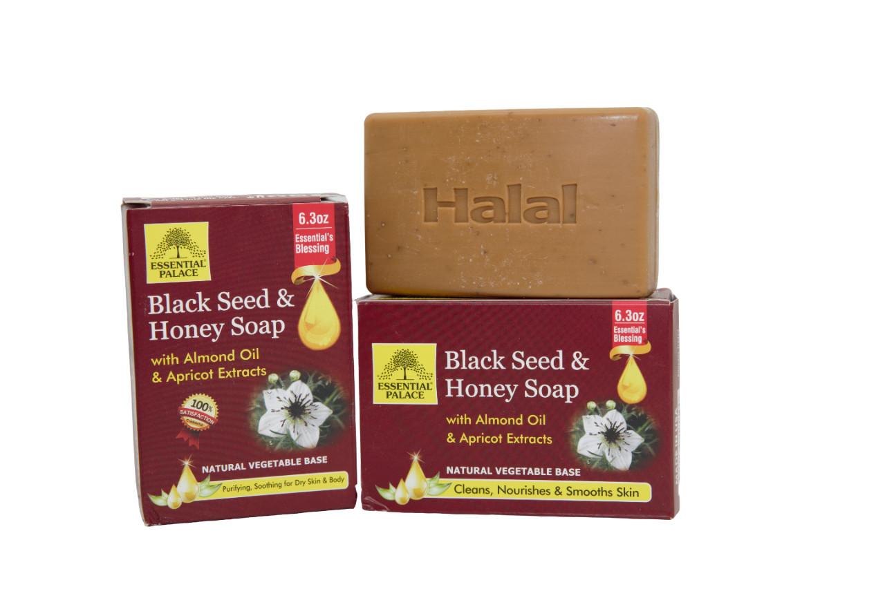 Soap- Black Seed & honey  6 pcs Soap- 6.3oz By Essential Palace