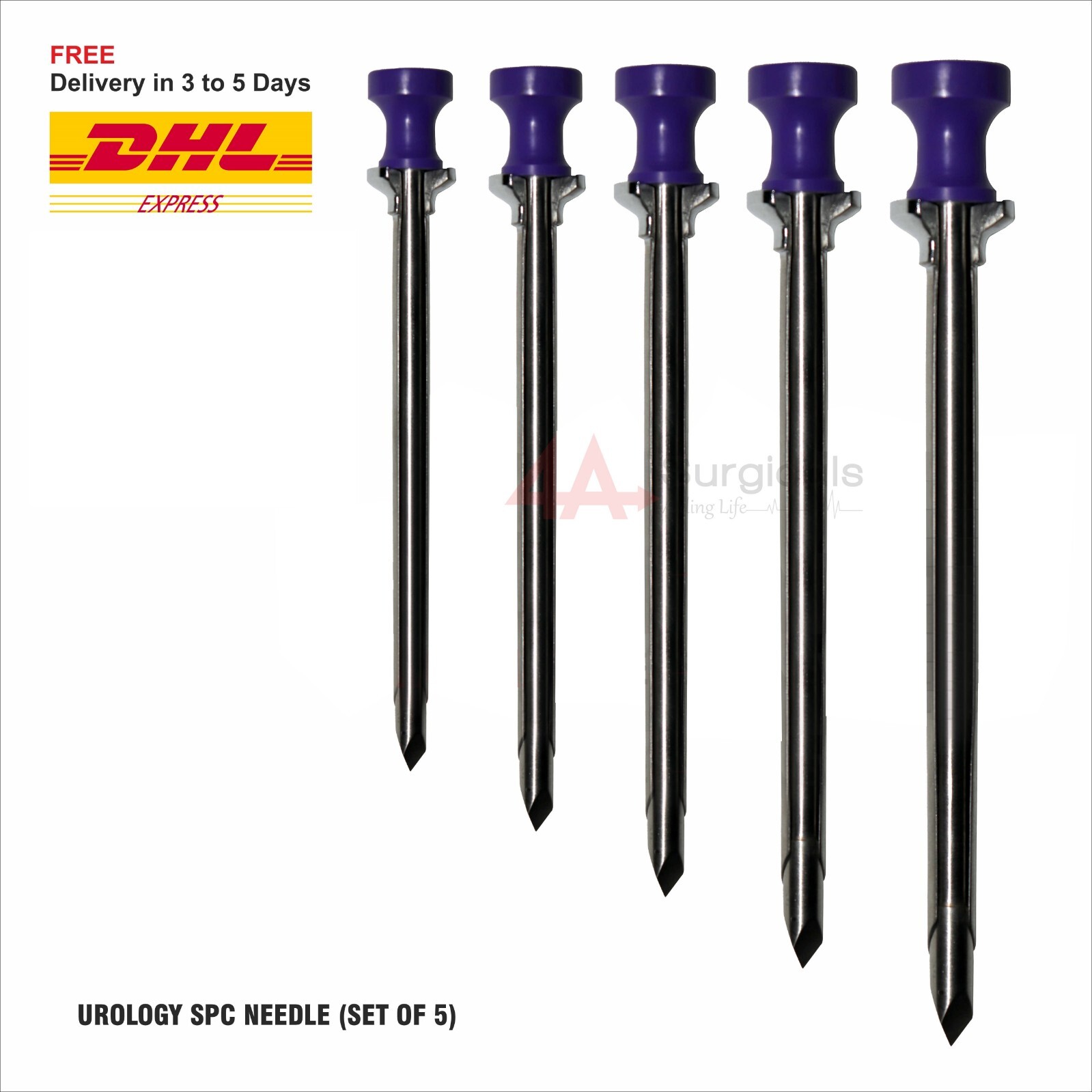 4A UROLOGY SPC NEEDLE 14fr 2pcs & 16fr 3pcs