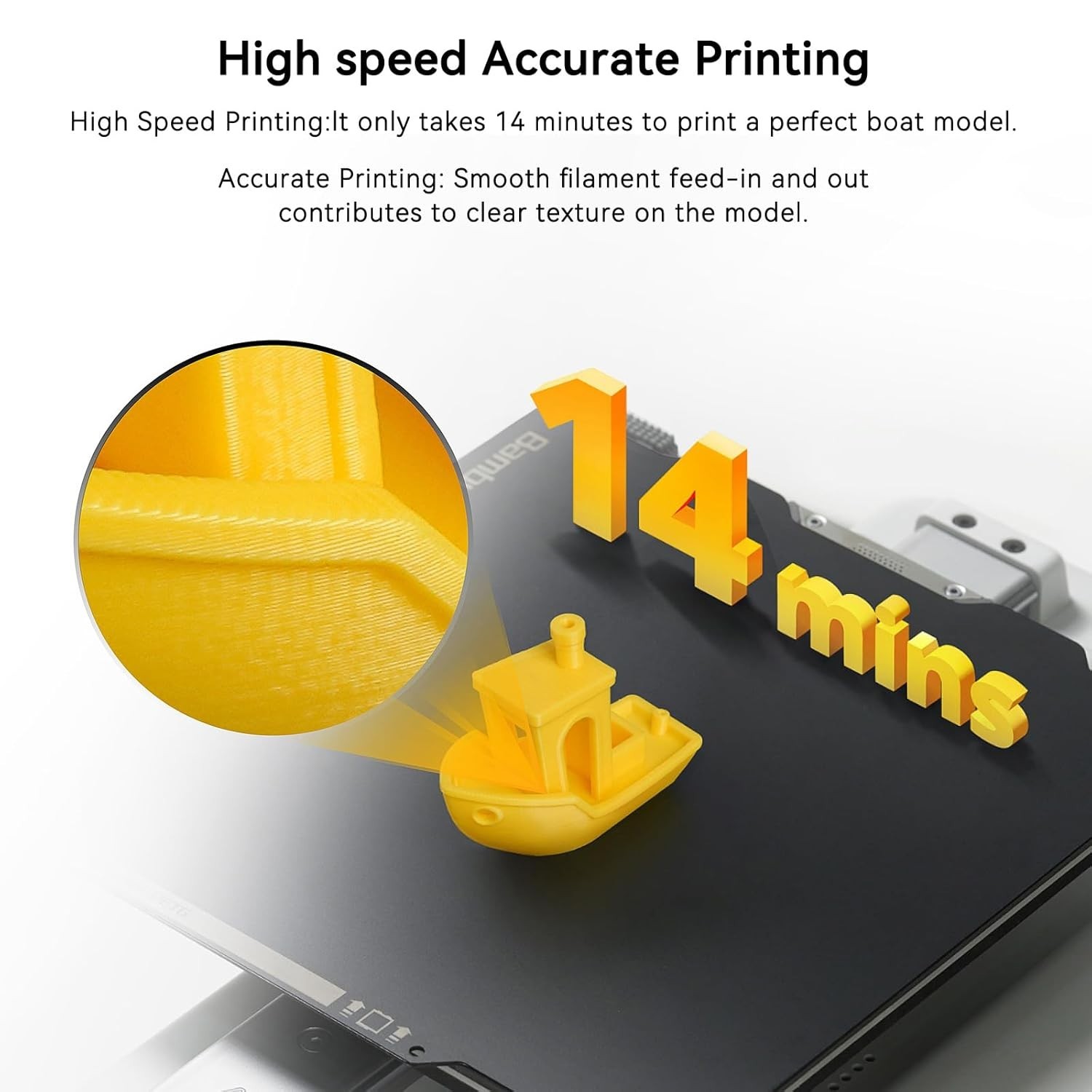 3D Printer Hotend for Bambu Lab A1 Mini 0.6mm a1 Extrusion Head, Removable Ha...