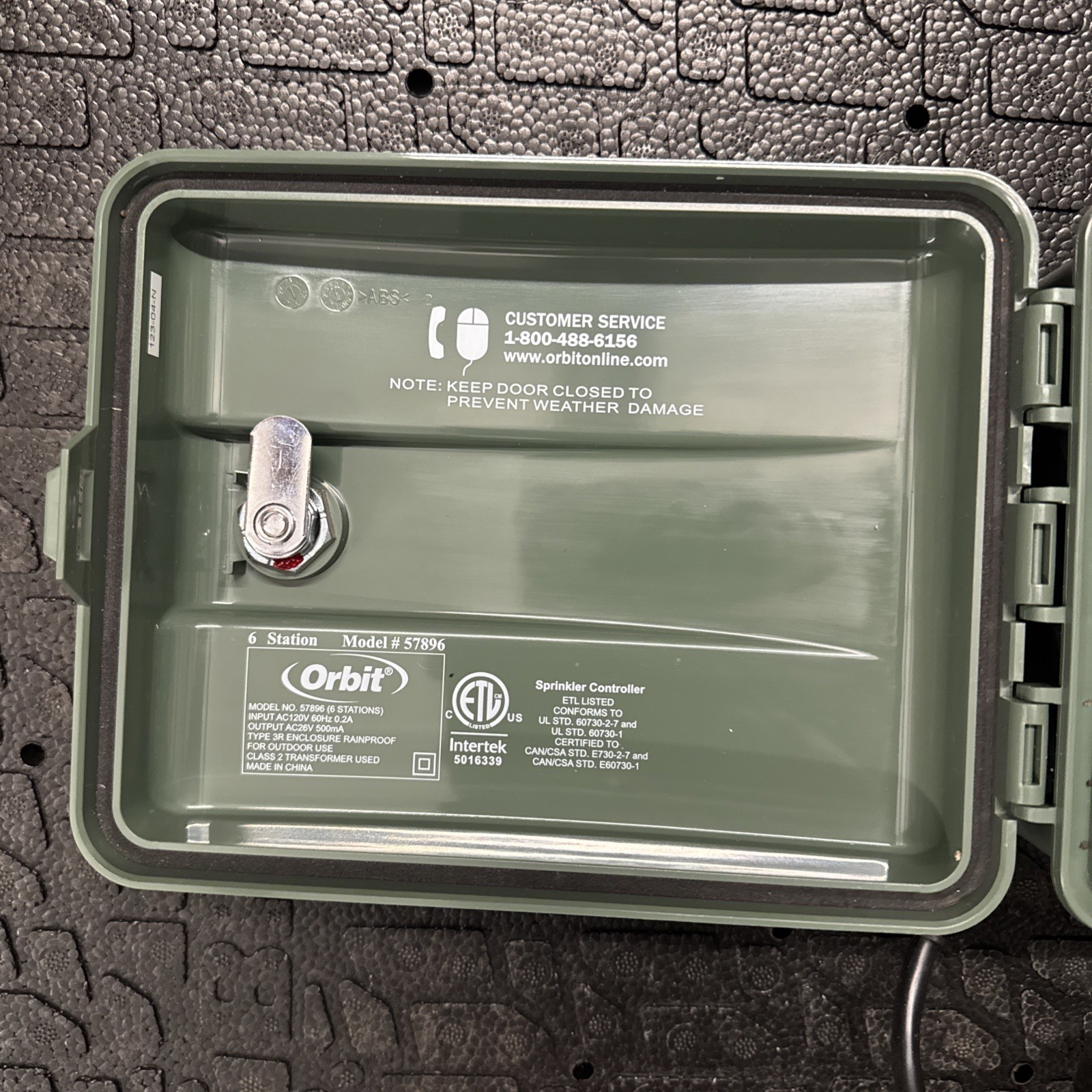Orbit 57896 6 Station Easy-Set Logic Sprinkler Controller Outdoor Timer