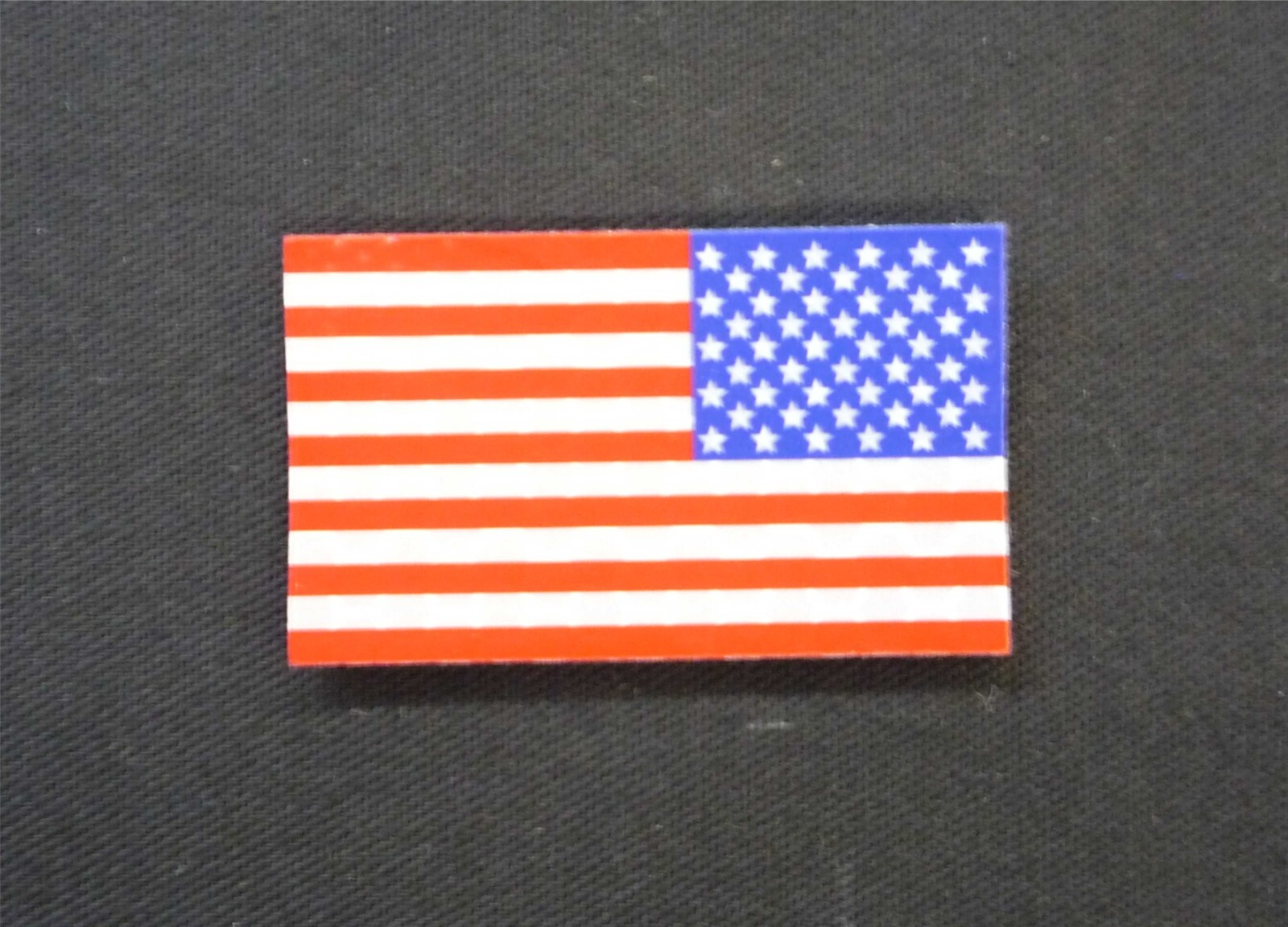REVERSE USA RED & BLUE FLAG MINI PATCH solasX 2"X1.18" W/VELCRO® BRAND FASTENER