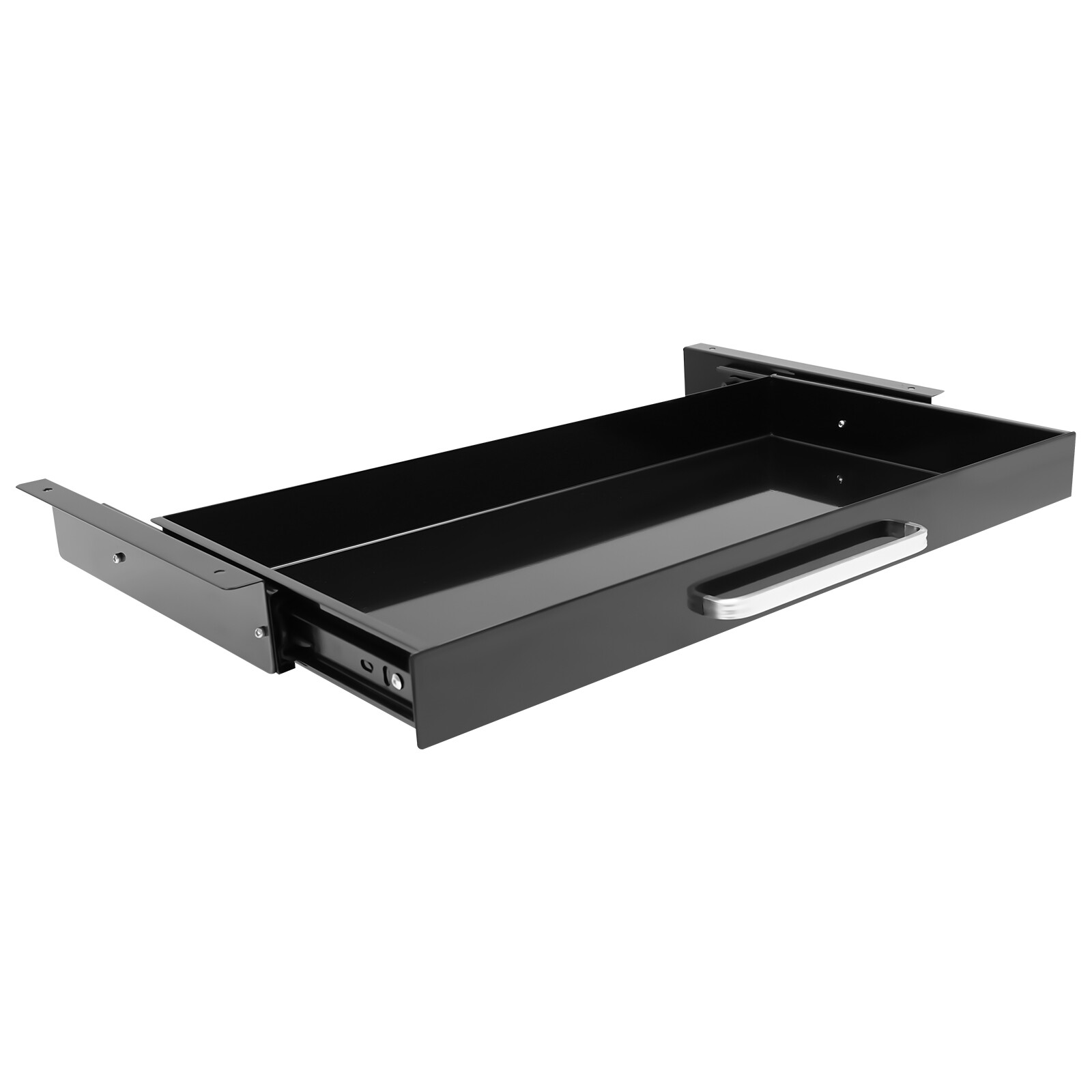 21.5” Under Desk Sliding Pull-Out Drawer Drawer Easy Slide Out Storage Organizer
