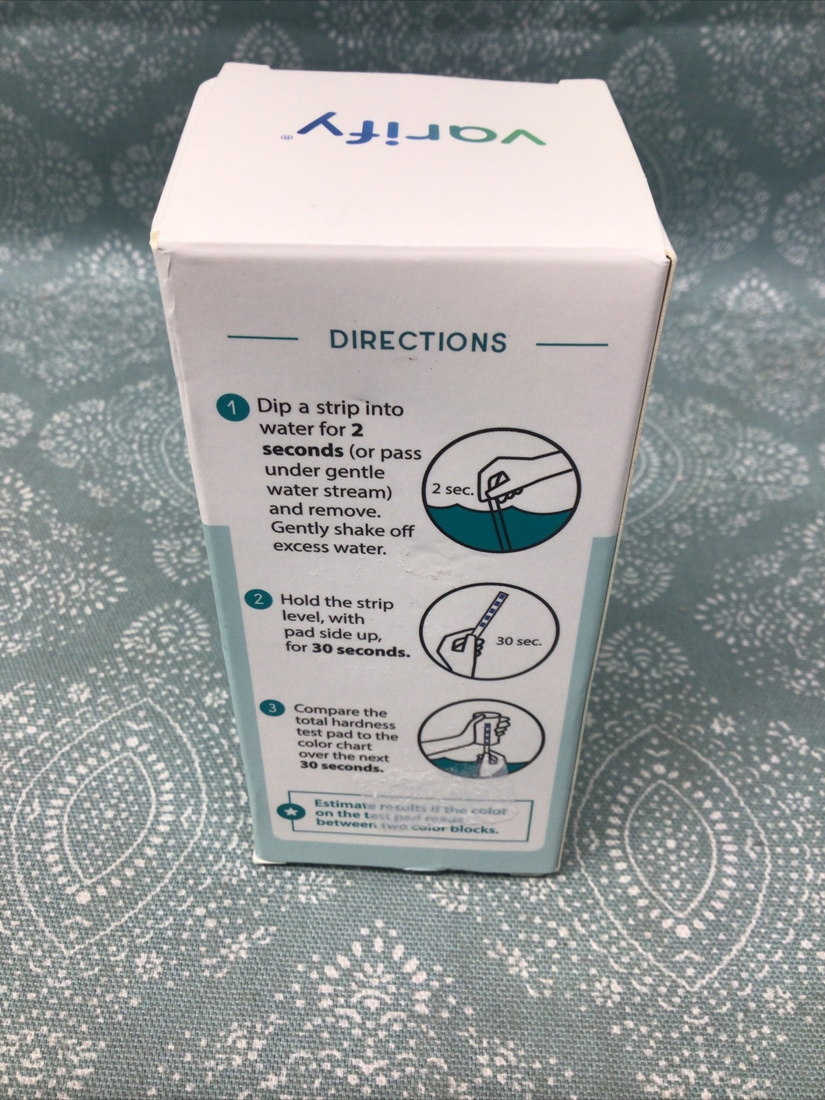 Varify Water Hardness Test Kit - Quality Testing Strips 150 EXP:11/25