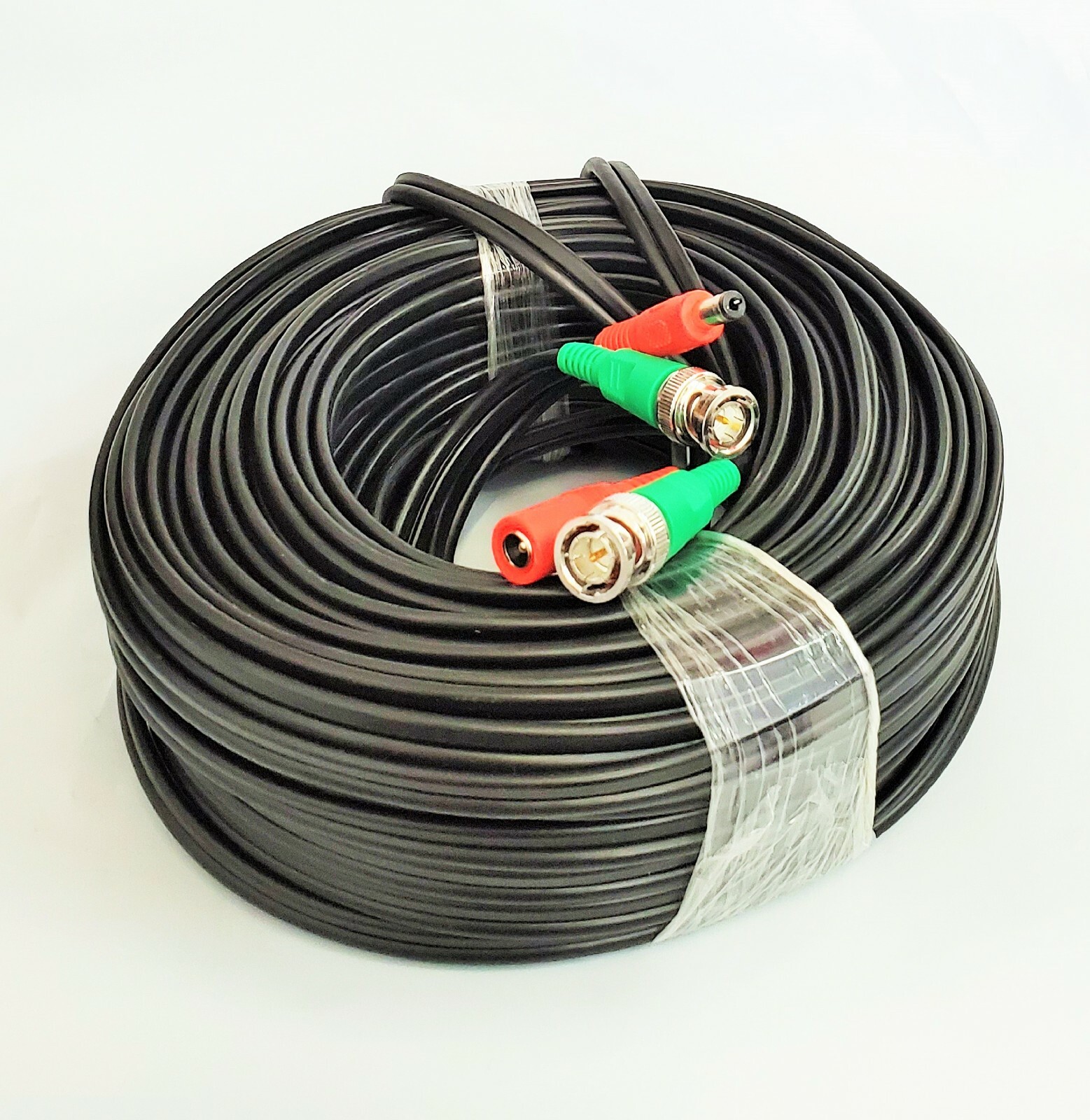 2 PACK PREMIUM 100Ft.HD BNC EXTENSION CABLES FOR Night Owl  SYSTEMS BLACK