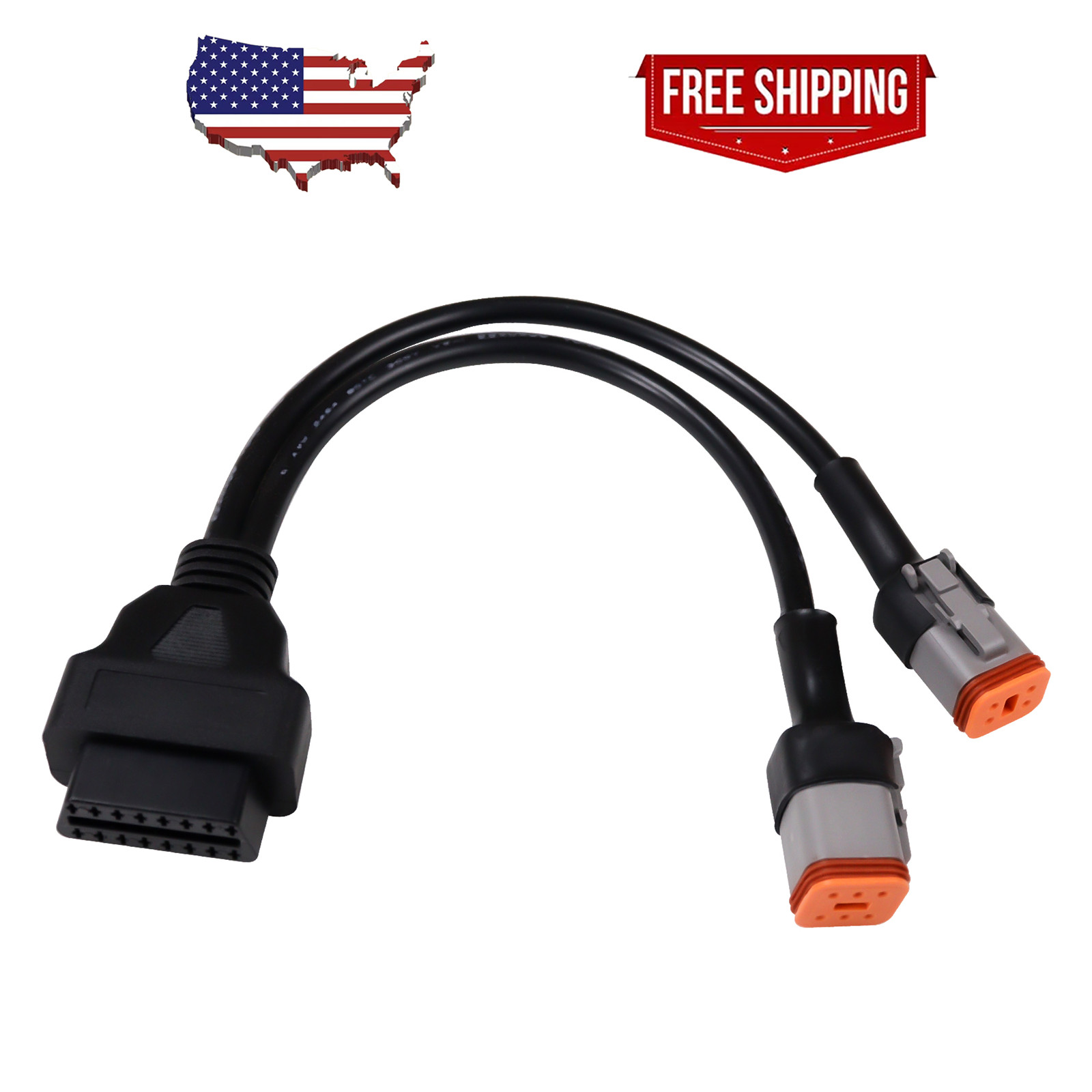 16 Pin to 4 Pin 6 Pin Motorcycle OBD Cable Diagnostic Tool Scanner for Harley