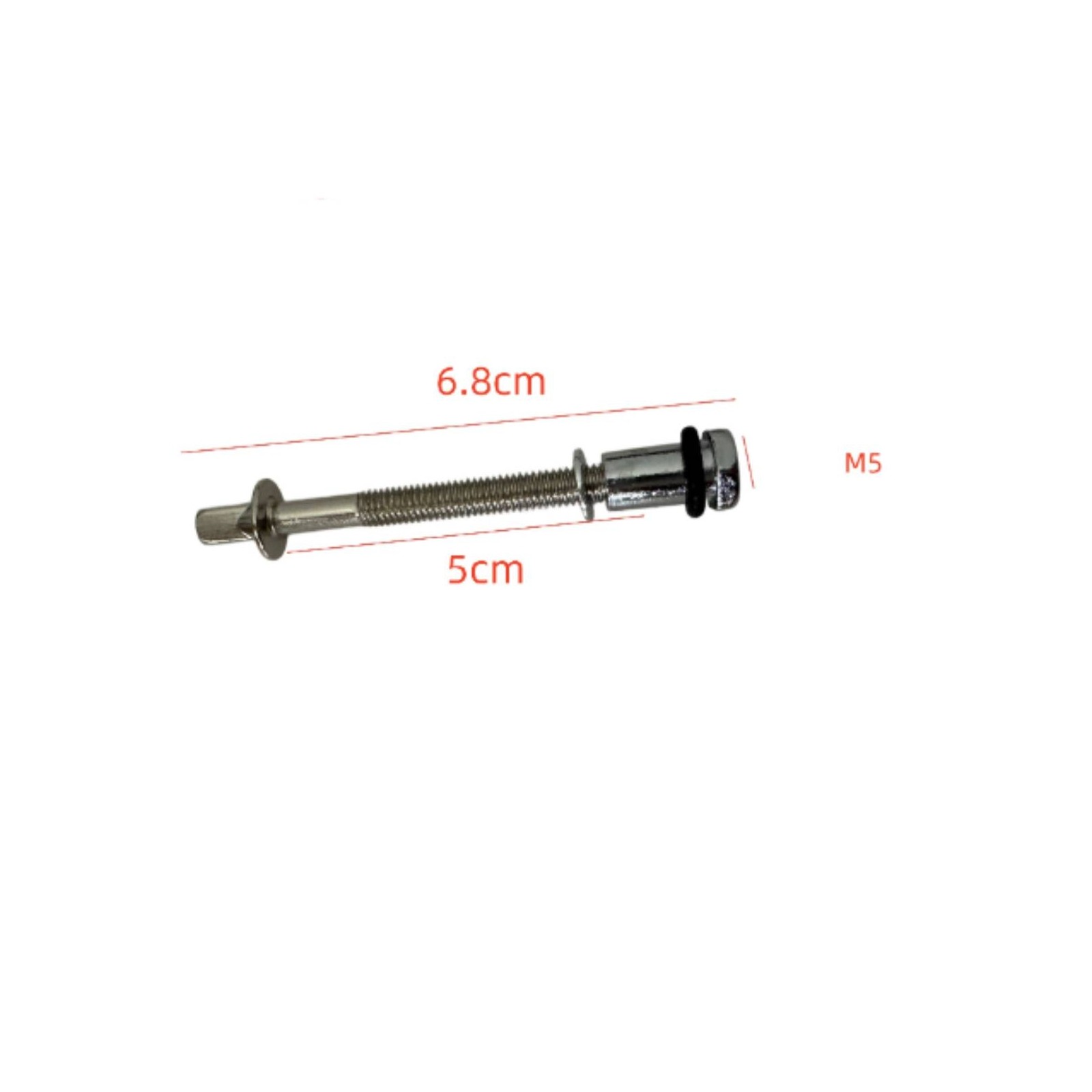 6 Pieces Drum Bolts with Washers Sturdy Drum Screws Resistant