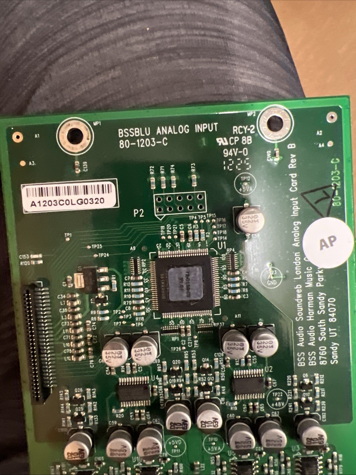 BSS London BLU 80-1203-C Analog Input Card