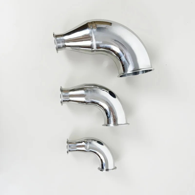 2"×1.5" SS304 Tri-Clamp Reducing Elbow Variable Diameter Homebrew Distillation