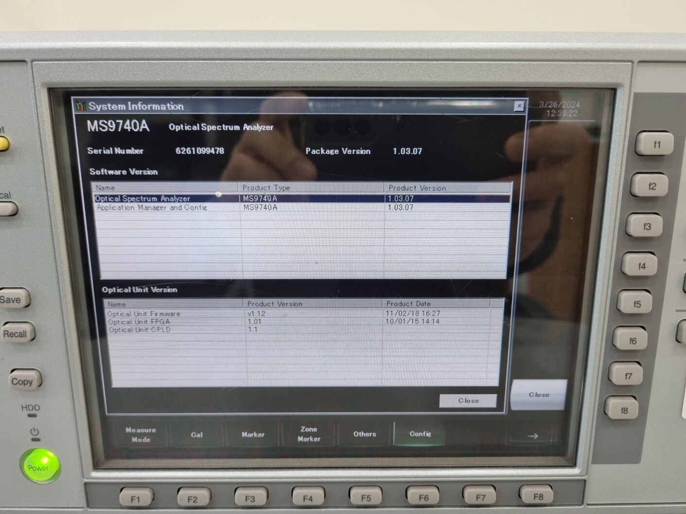 Anritsu MS9740A Optical Spectrum Analyzer