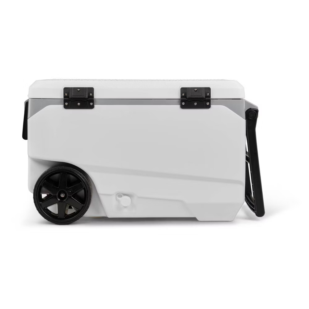 Igloo Latitude 90 Quart Rolling Cooler White - 137 Can Capacity Wheel