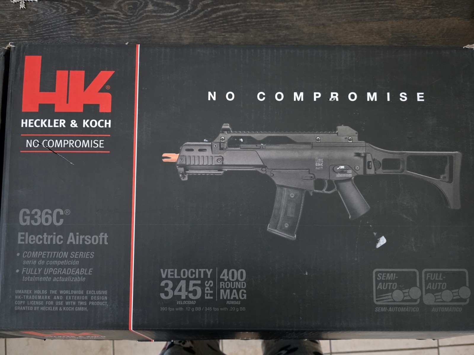 Umarex HeckIer & Koch HK G36C Competition AEG Airsoft Rifle - Black (2275000)