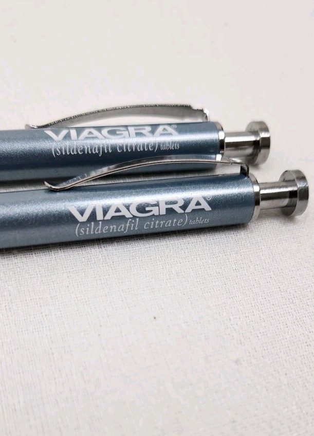 Viagra Pharmaceutical REP Quality Heavy Click Pens . Working Condition. Rare.