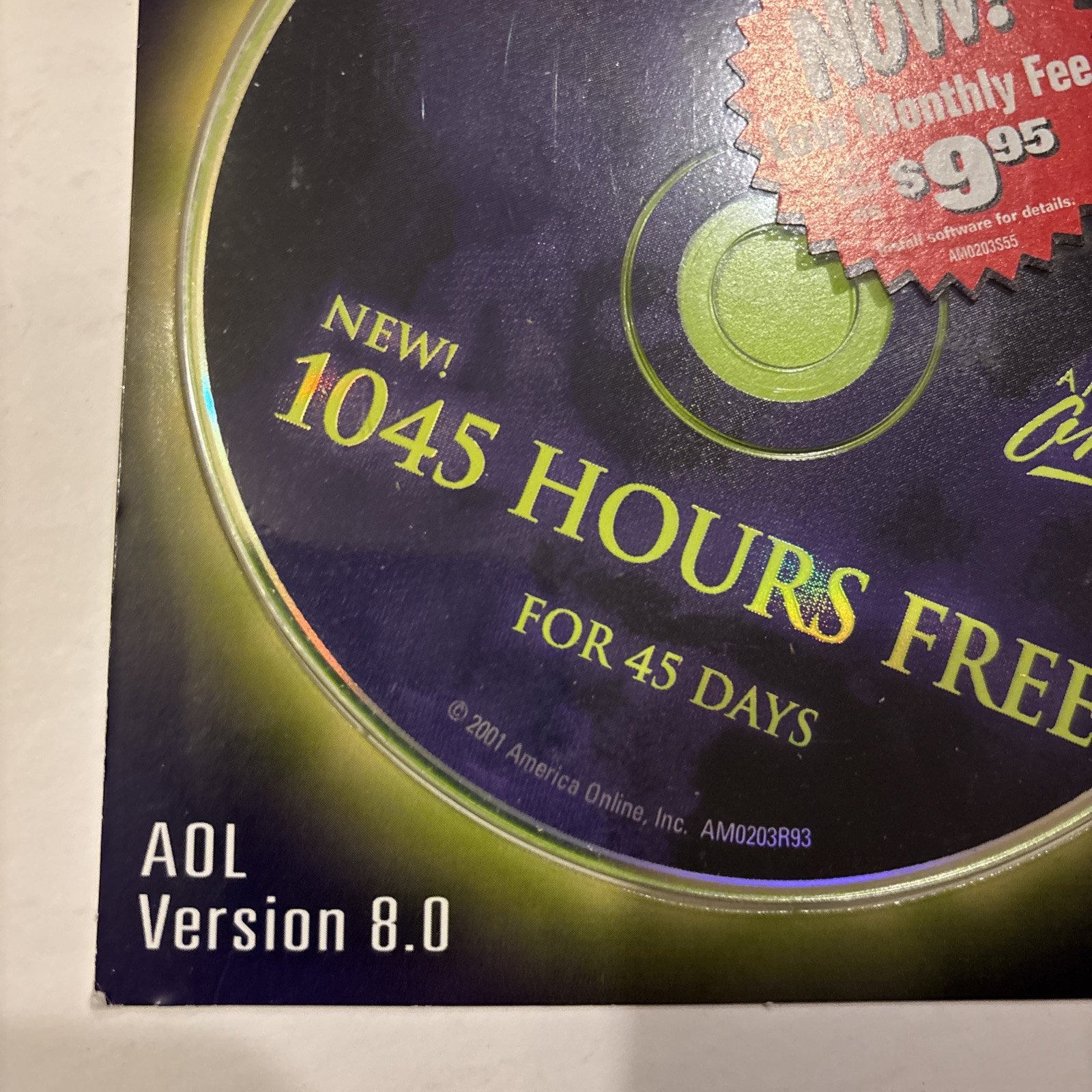 AOL, Netscape 6 & Earthlink Internet Svc Install CD Discs Vtg Software PC Window