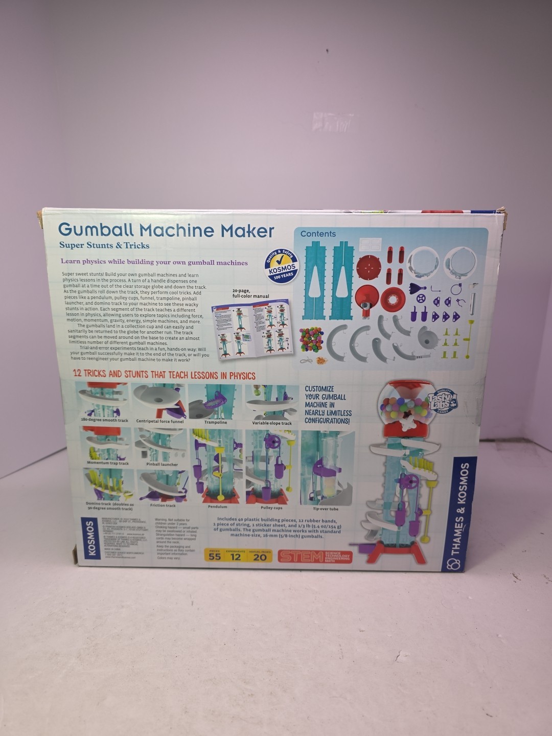 Thames & Kosmos Gumball Machine Maker Super Stunts and Tricks Stem experiment