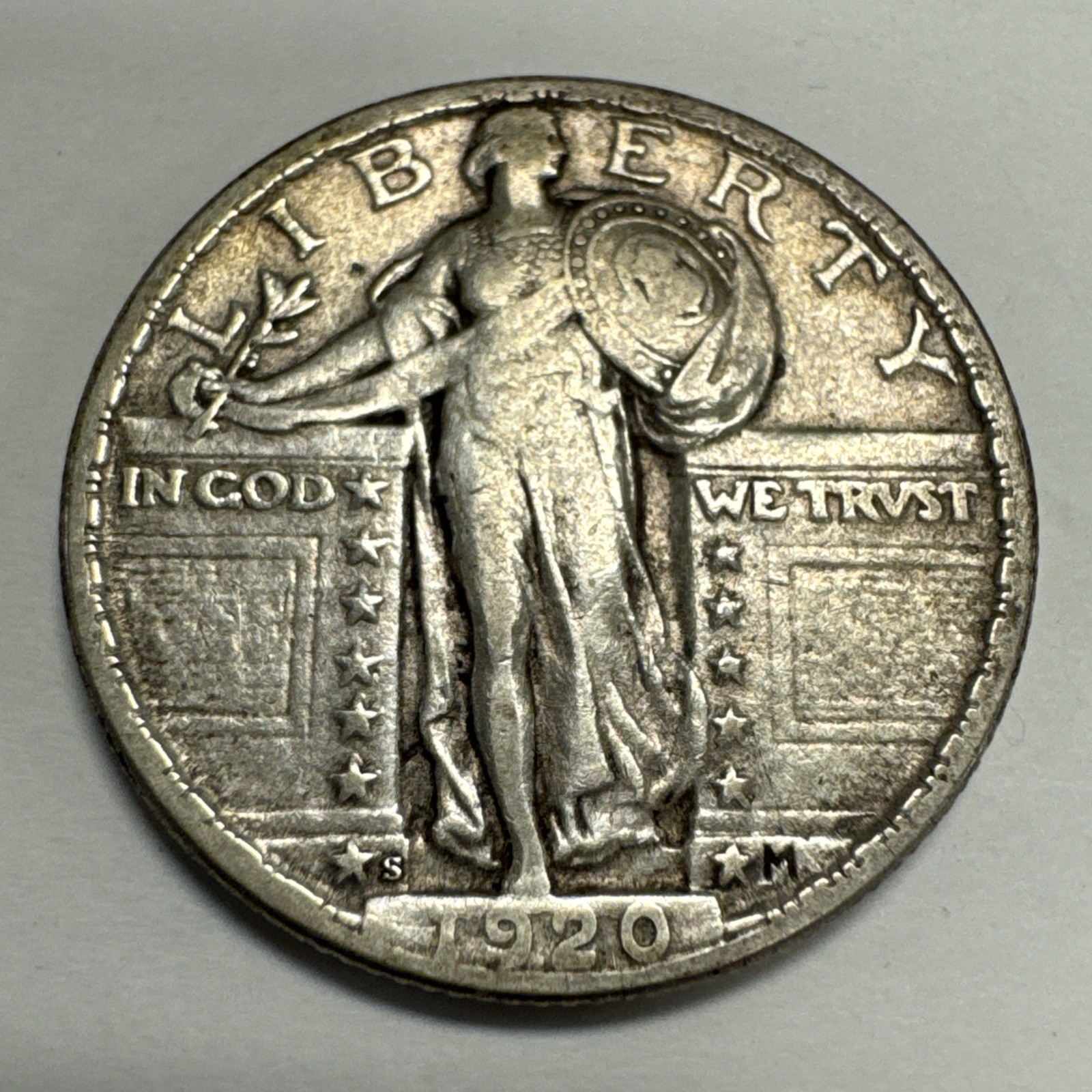 1920-S Standing Liberty Quarter XF