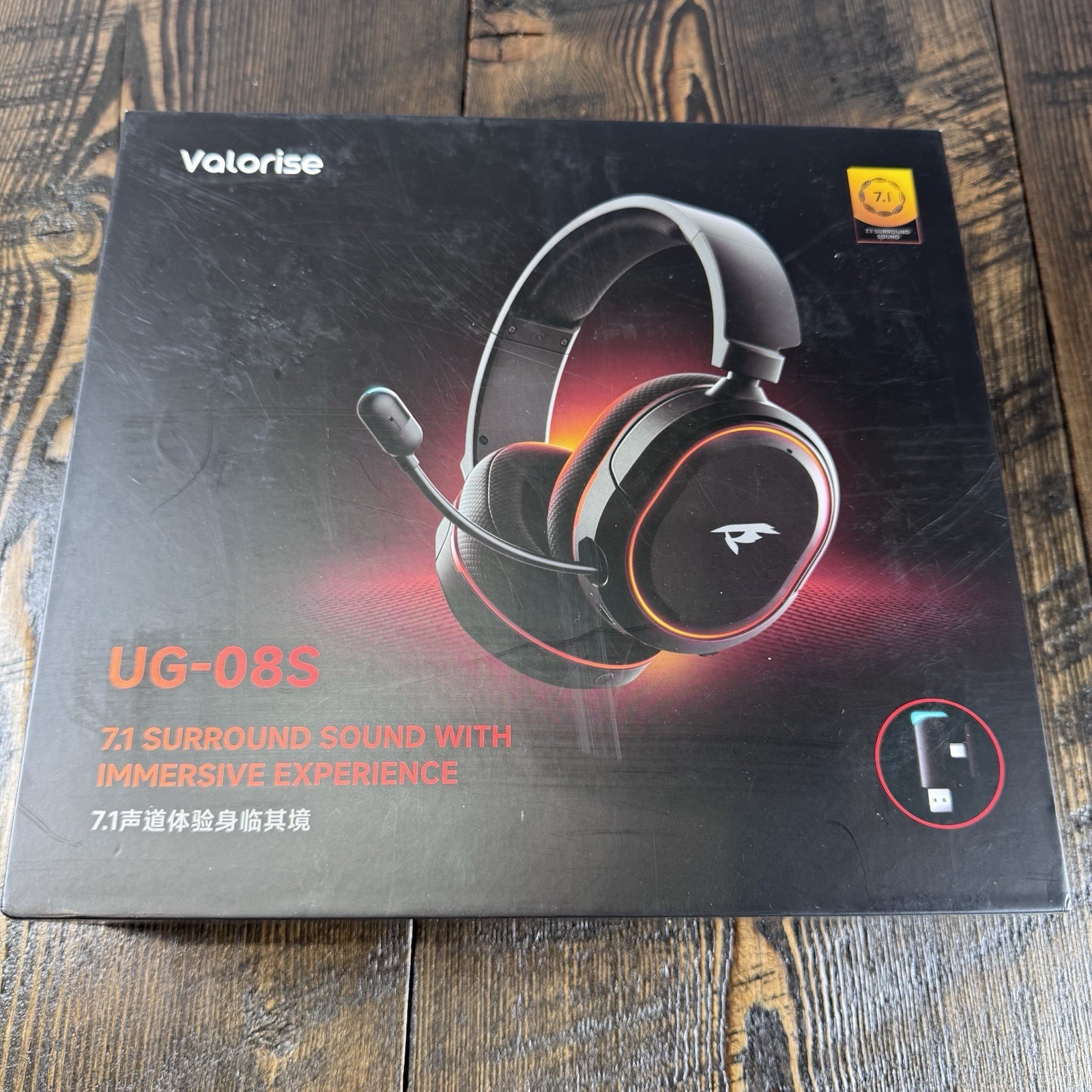 Valorise  Wireless Gaming Headset, 7.1 Surround Sound