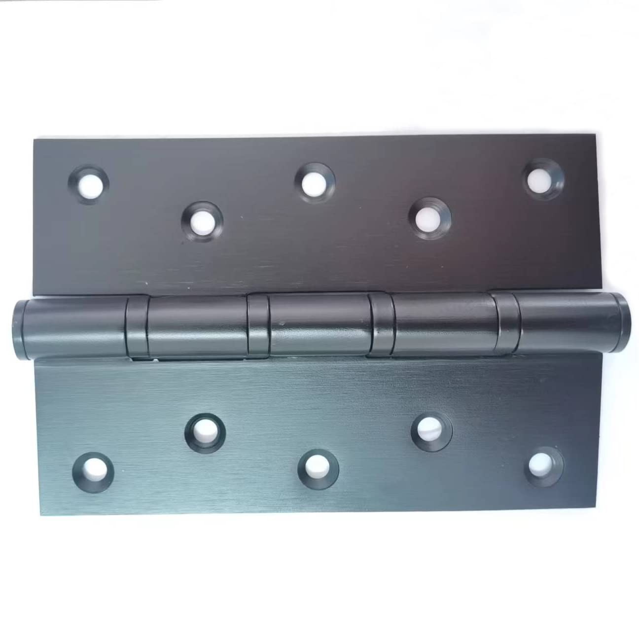 Hyever 2 Pcs 5" Stainless Steel Ball Bearing Door Hinges with Square Corner f...