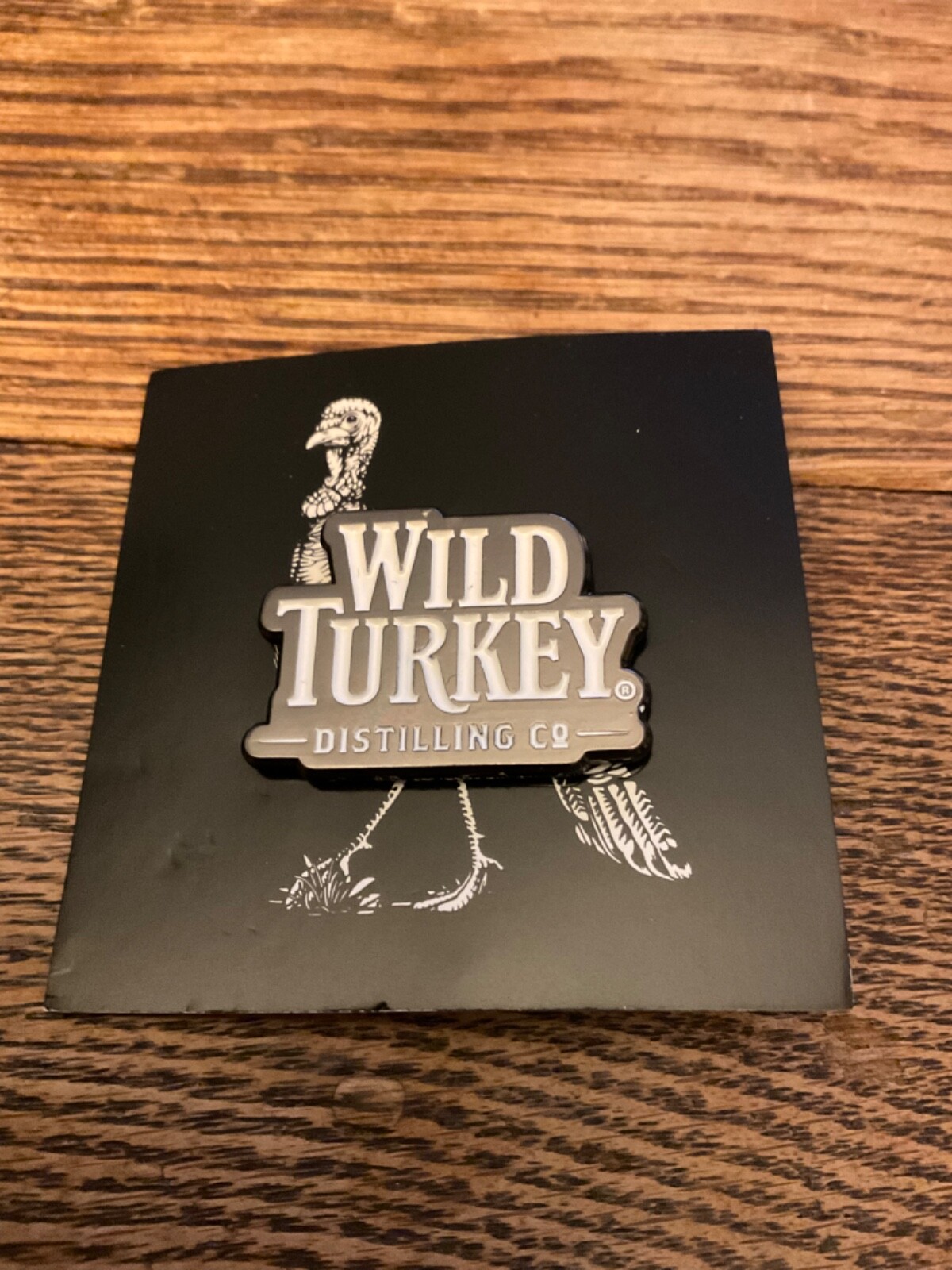 WILD TURKEY DISTILLING CO. Whiskey - Enamel Pin - Brand New - Variation #1