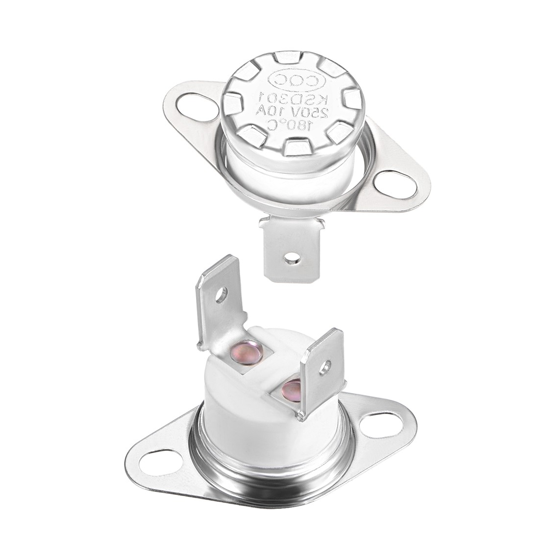 KSD301 Thermostat 180°C/356°F 10A Normally Closed N.C Adjust Snap Disc