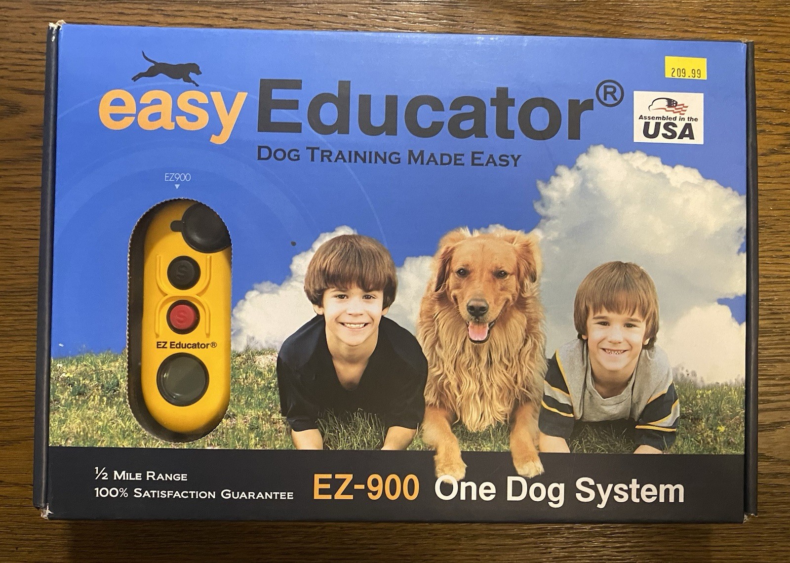 NOB Easy Educator EZ-900 Remote Dog Training Collar Yellow Free Shipping