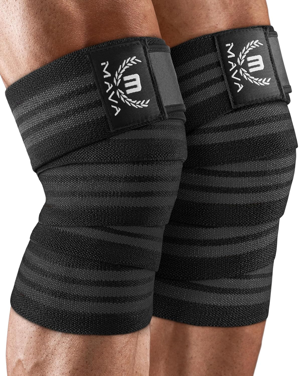 Knee Wraps (Pair) for Men & Women | Ideal for Cross Training, Wods, Gym Workouts
