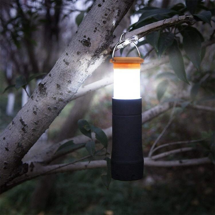 Portable 2 in 1 LED Telescopic Camping Lantern
