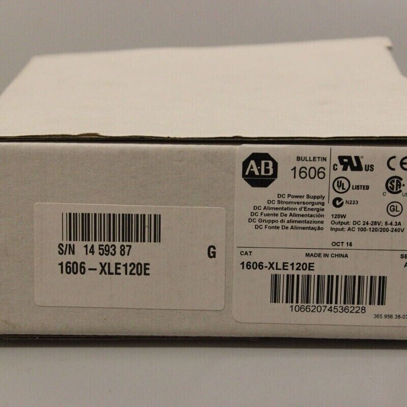 1606-XLE120E Allen Bradley DC Power Supply Module In Box 1606XLE120E