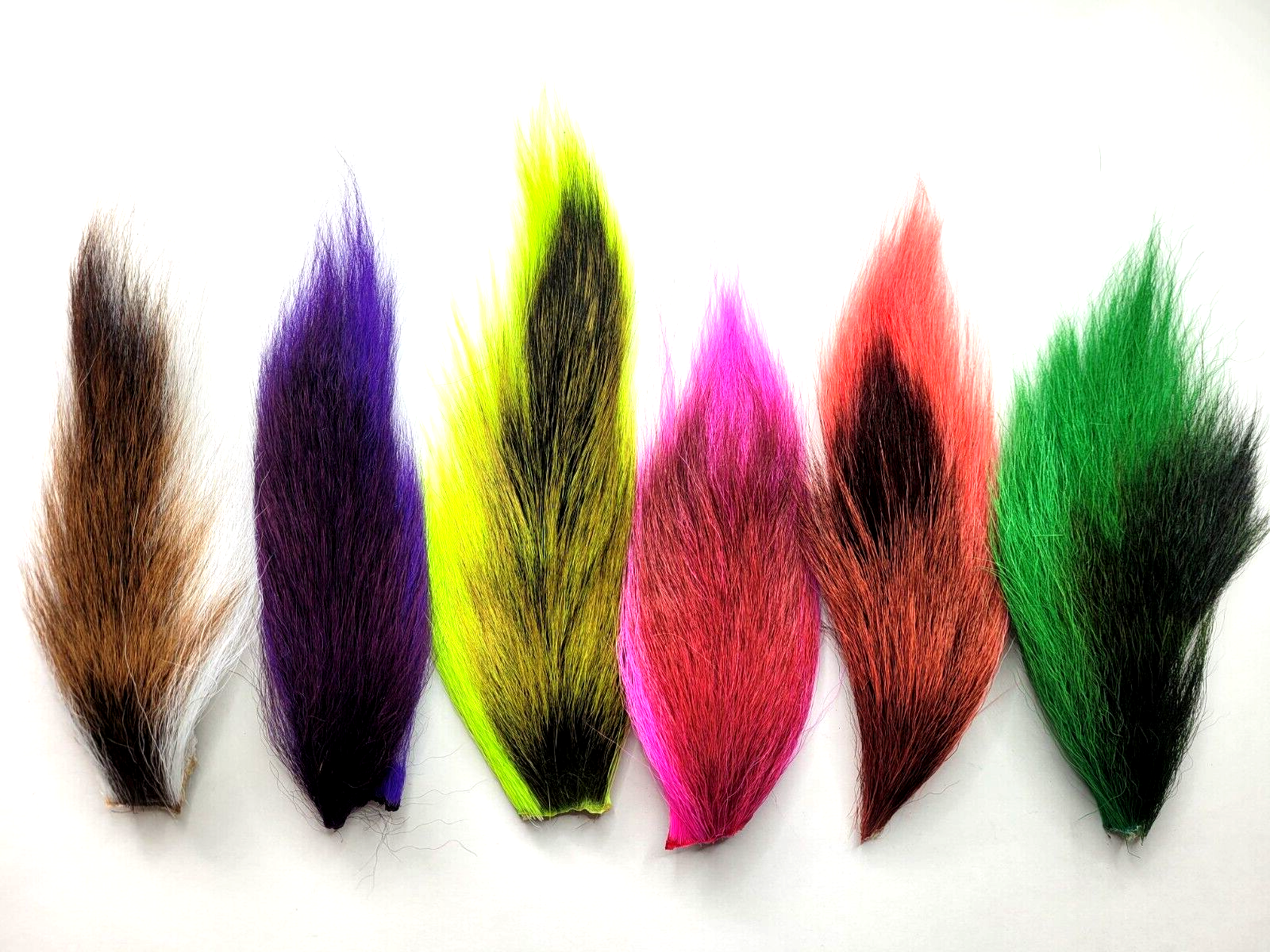 BUCKTAIL COMBO PACK - 6 COLORS - CUSTOM COMBOS - Fly Tying Material - Jig - NEW!