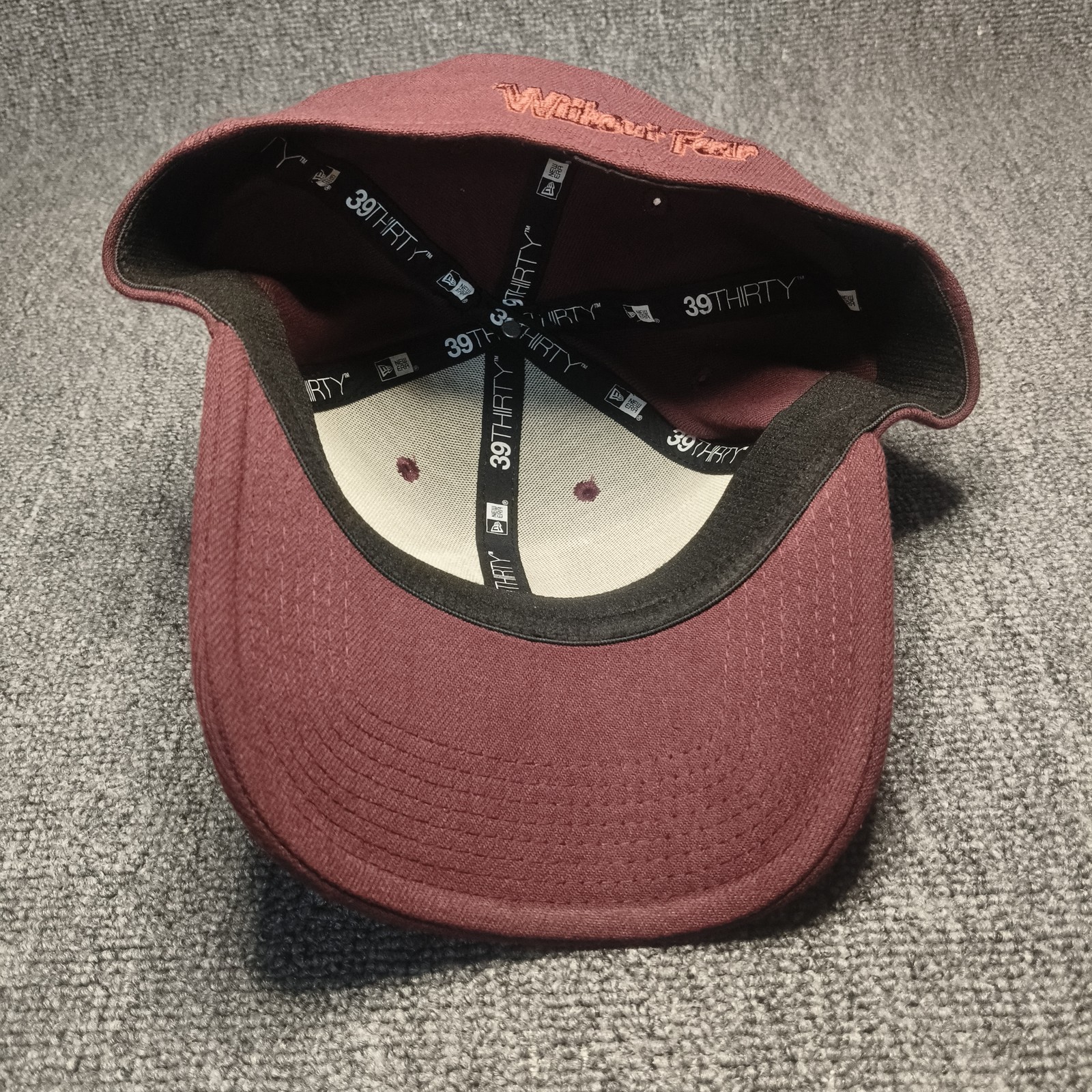New Era Marvel Daredevil 39THIRTY Maroon Baseball Cap Hat Strapback J672