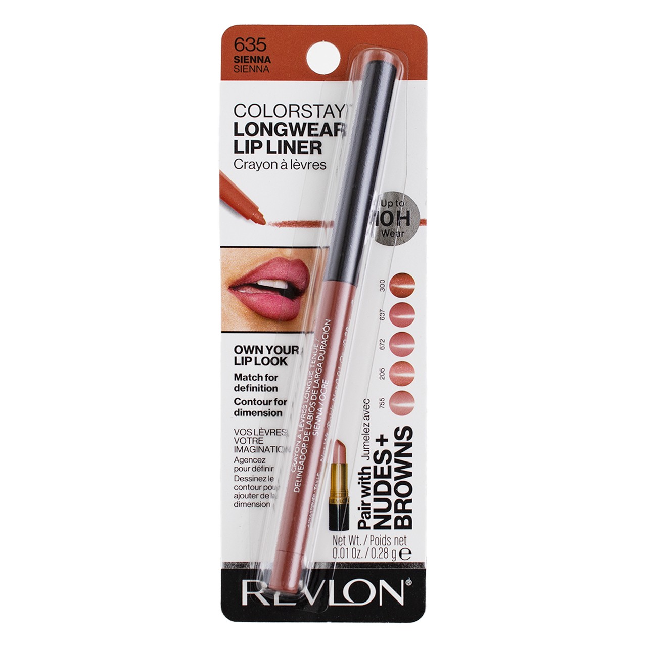 Revlon ColorStay Lipliner, Sienna 635, 0.01 oz