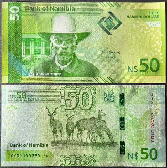Namibia 50 Dollars 2025 P 22 UNC NEW Banknote