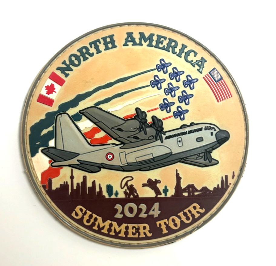 ITALIAN AIR FORCE/FRECCE TRICOLORI-SUMMER TOUR 2024- C-130J -HIGH QUALITY PVC