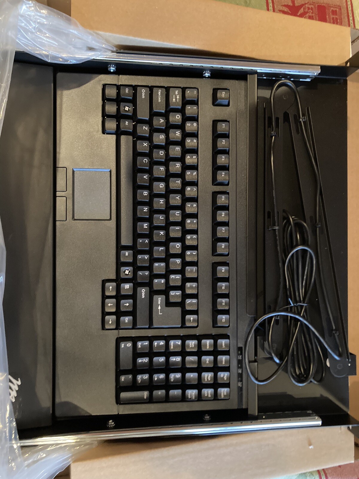 Middle Atlantic RM-KB 1RU Space Sliding Shelf Computer Keyboard retails $800