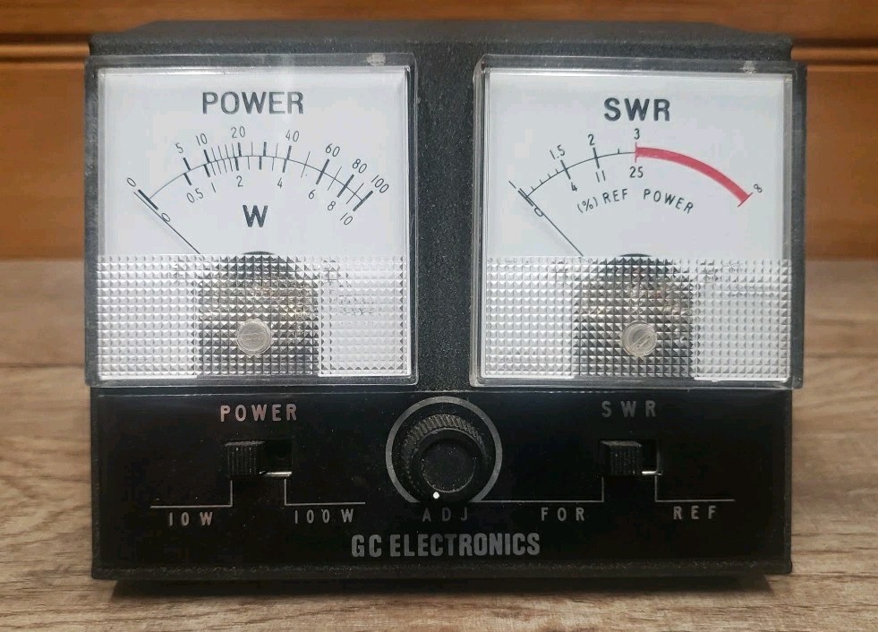 GC Electronics Power SWR Meter Made In Japan Vintage for Parts And Or Repair