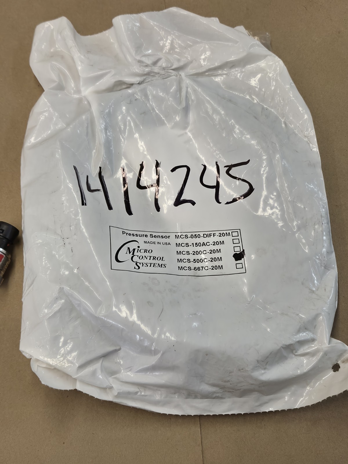 Micro Control Systems MCS-500C -20M Pressure Sensor & Cable