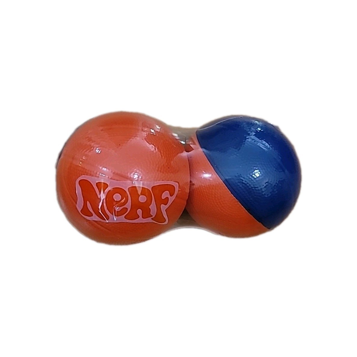 Set of 2 Soft Balls Red Blue 3.5" Football Outdoor