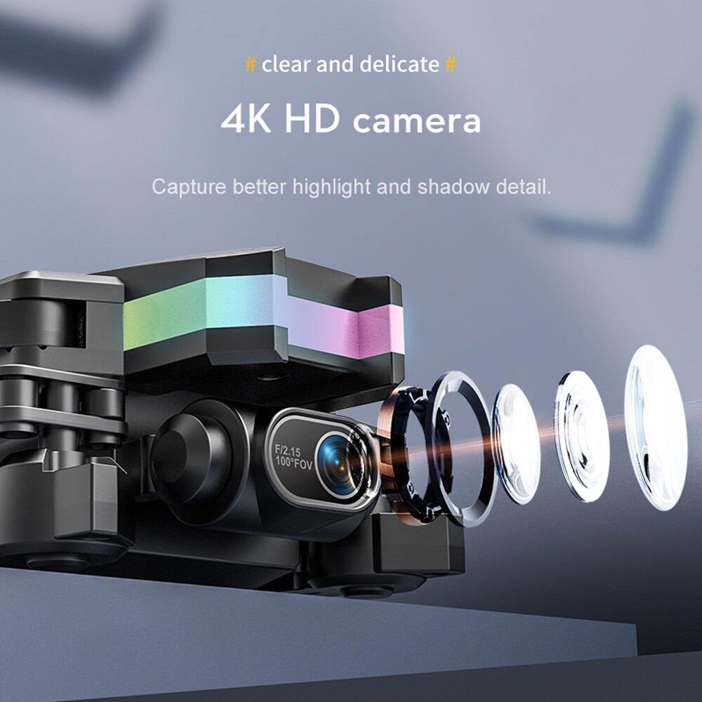 Remote Control XT8 RC Drones Pro 4K HD Dual Camera WIFI FPV Quadcopter Foldable